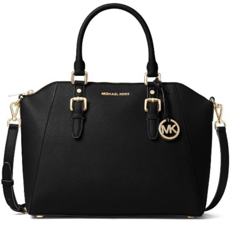 Michael Kors Ciara Large Saffiano Leather satchel - Picture 2 of 8